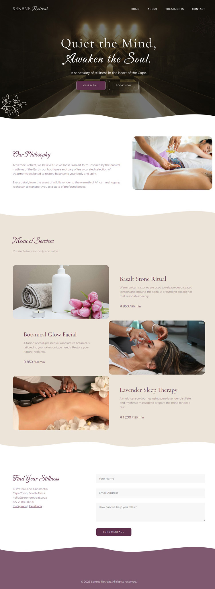 Wellness Studio Template